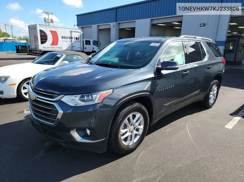 1GNEVHKW7KJ233806 2019 Chevrolet Traverse Lt