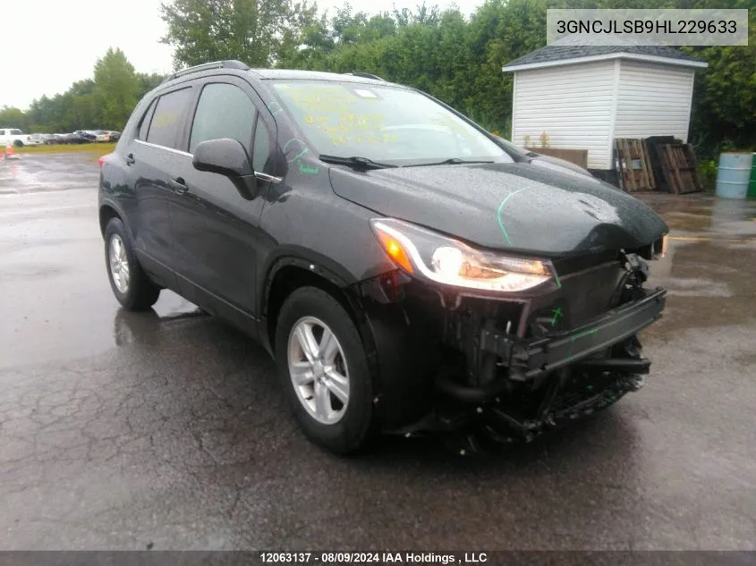 3GNCJLSB9HL229633 2017 Chevrolet Trax 1Lt