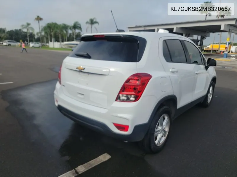 KL7CJKSB2MB320657 2021 Chevrolet Trax Ls