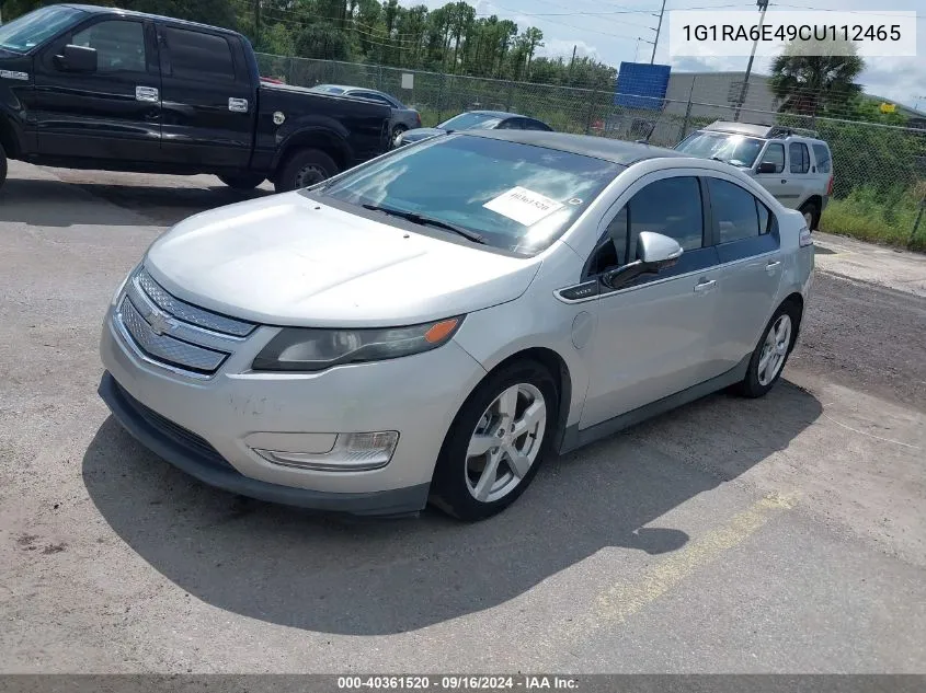 2012 Chevrolet Volt VIN: 1G1RA6E49CU112465 Lot: 40361520