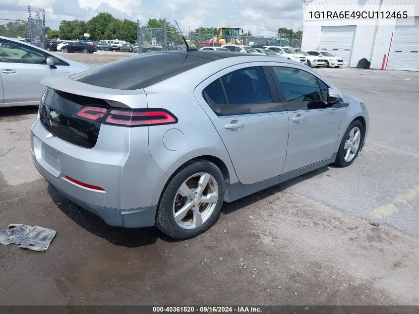 2012 Chevrolet Volt VIN: 1G1RA6E49CU112465 Lot: 40361520