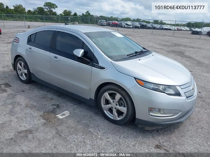 1G1RD6E4XDU113777 2013 Chevrolet Volt