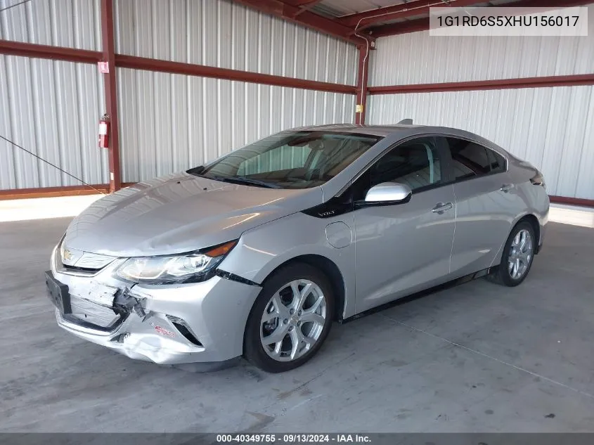 2017 Chevrolet Volt Premier VIN: 1G1RD6S5XHU156017 Lot: 40349755