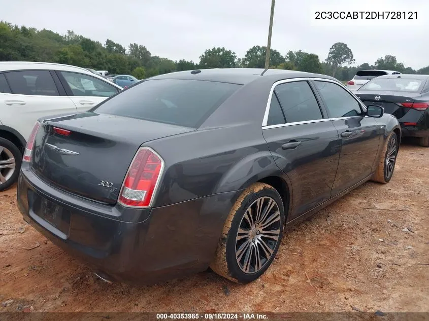 2C3CCABT2DH728121 2013 Chrysler 300 300S