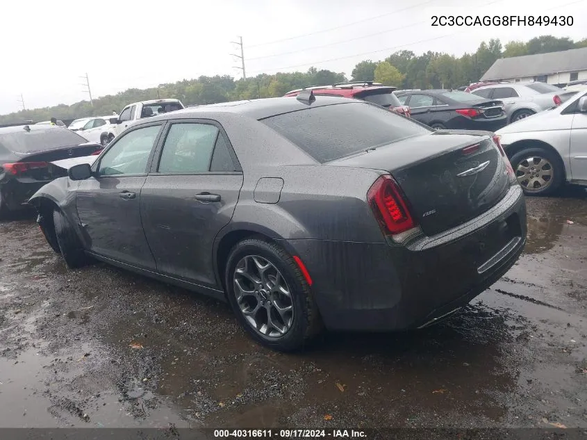 2015 Chrysler 300 300S VIN: 2C3CCAGG8FH849430 Lot: 40316611