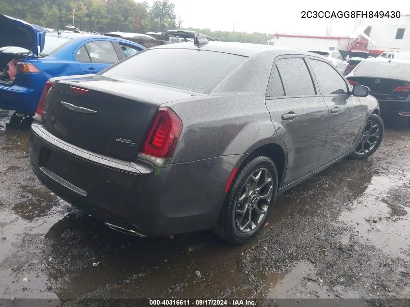 2015 Chrysler 300 300S VIN: 2C3CCAGG8FH849430 Lot: 40316611