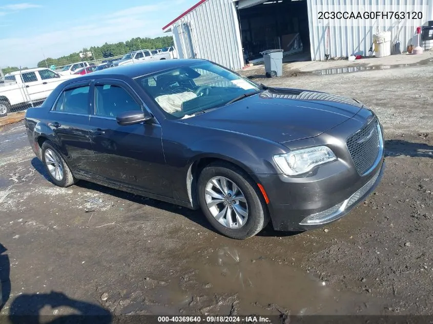 2015 Chrysler 300 Limited VIN: 2C3CCAAG0FH763120 Lot: 40369640