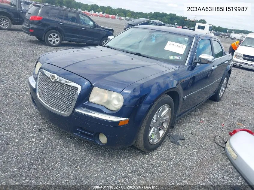 2005 Chrysler 300C VIN: 2C3AA63H85H519987 Lot: 40113032