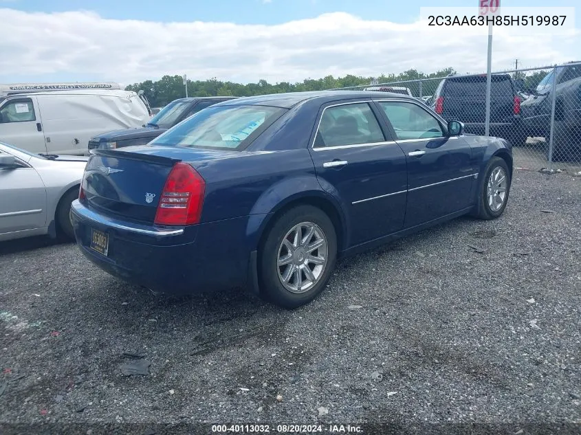 2005 Chrysler 300C VIN: 2C3AA63H85H519987 Lot: 40113032