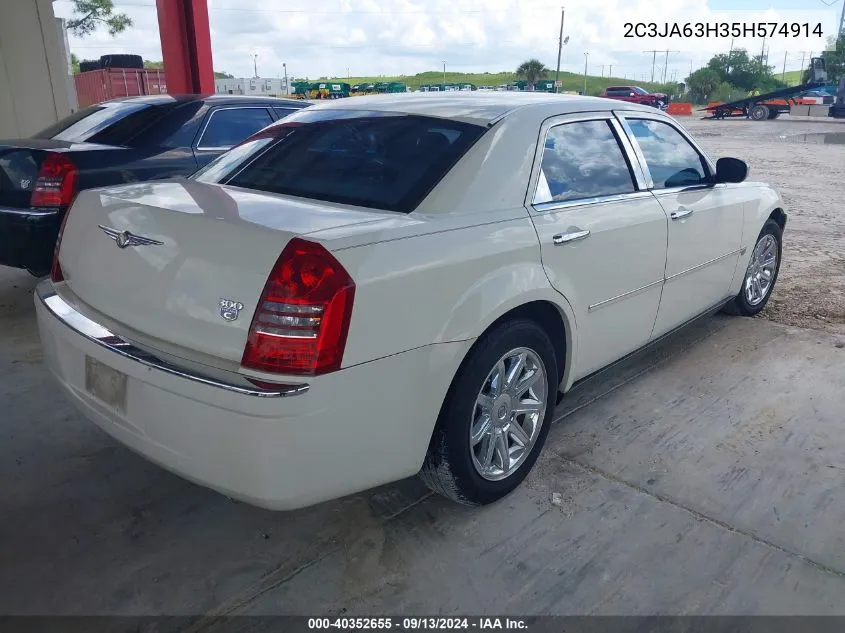 2005 Chrysler 300C VIN: 2C3JA63H35H574914 Lot: 40352655