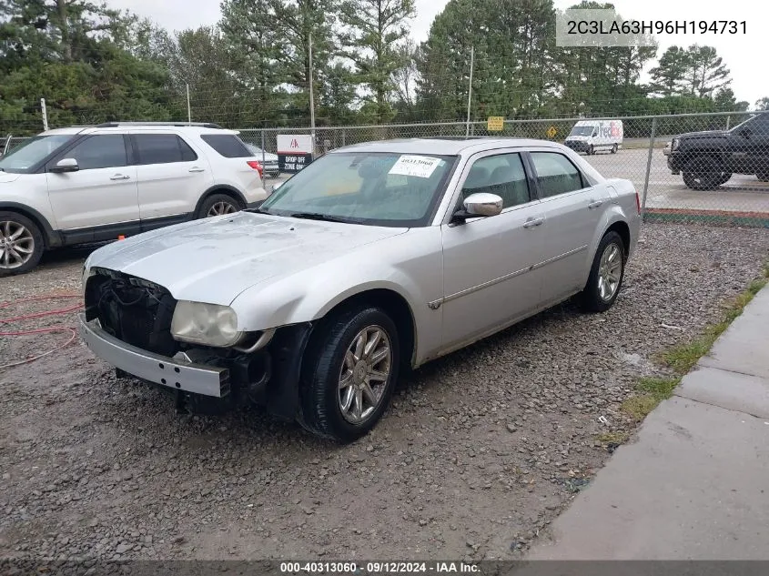 2006 Chrysler 300C VIN: 2C3LA63H96H194731 Lot: 40313060