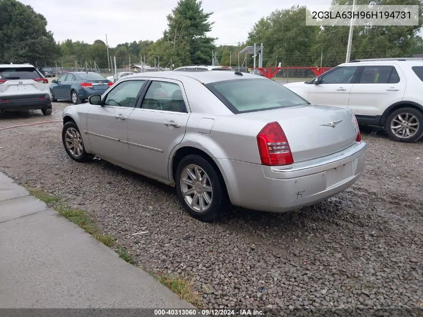 2006 Chrysler 300C VIN: 2C3LA63H96H194731 Lot: 40313060