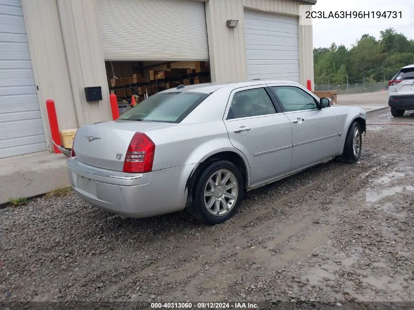 2006 Chrysler 300C VIN: 2C3LA63H96H194731 Lot: 40313060