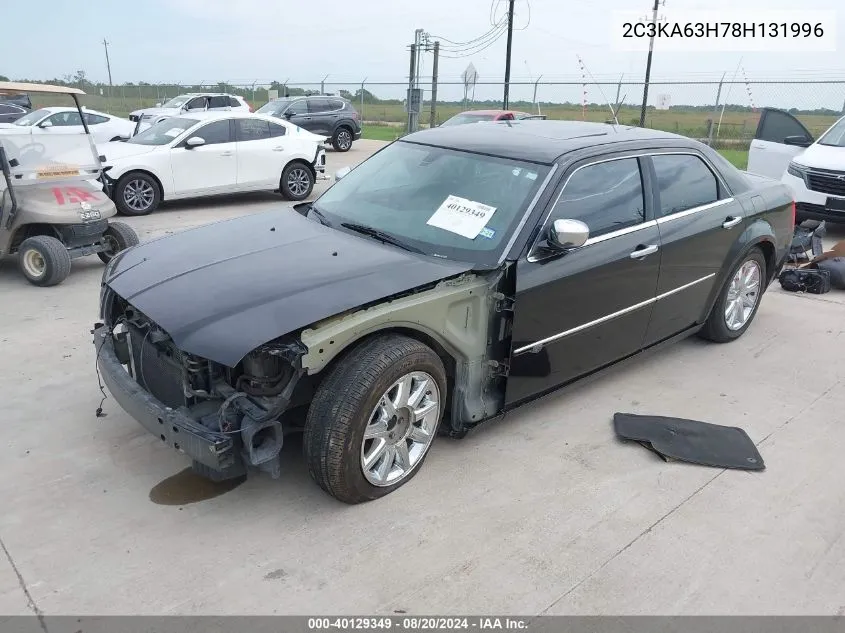 2008 Chrysler 300C VIN: 2C3KA63H78H131996 Lot: 40129349