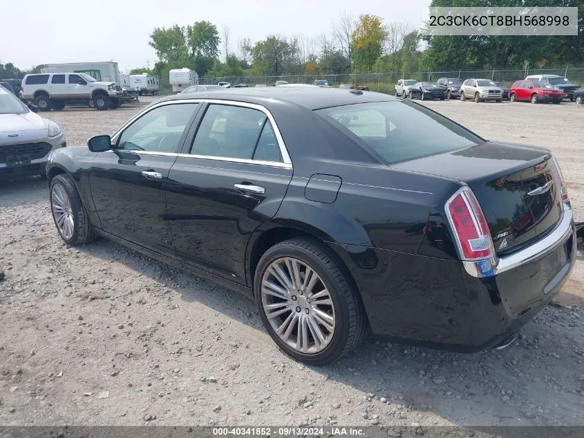 2C3CK6CT8BH568998 2011 Chrysler 300C