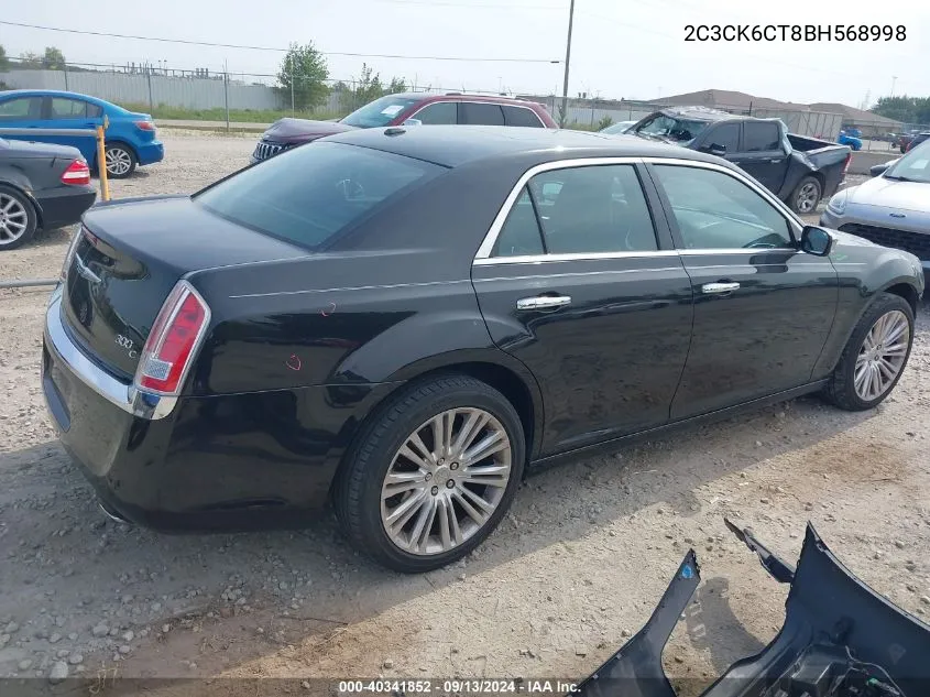 2C3CK6CT8BH568998 2011 Chrysler 300C