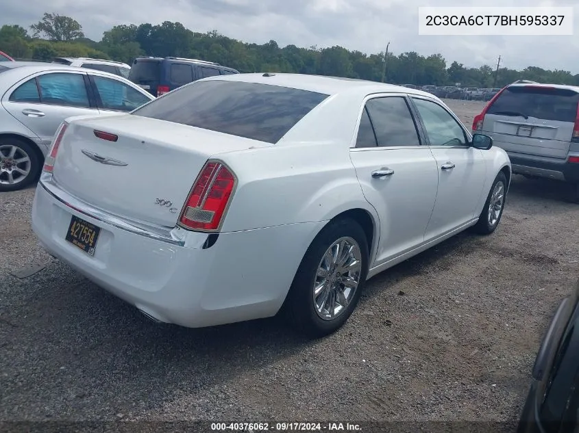 2011 Chrysler 300C VIN: 2C3CA6CT7BH595337 Lot: 40376062