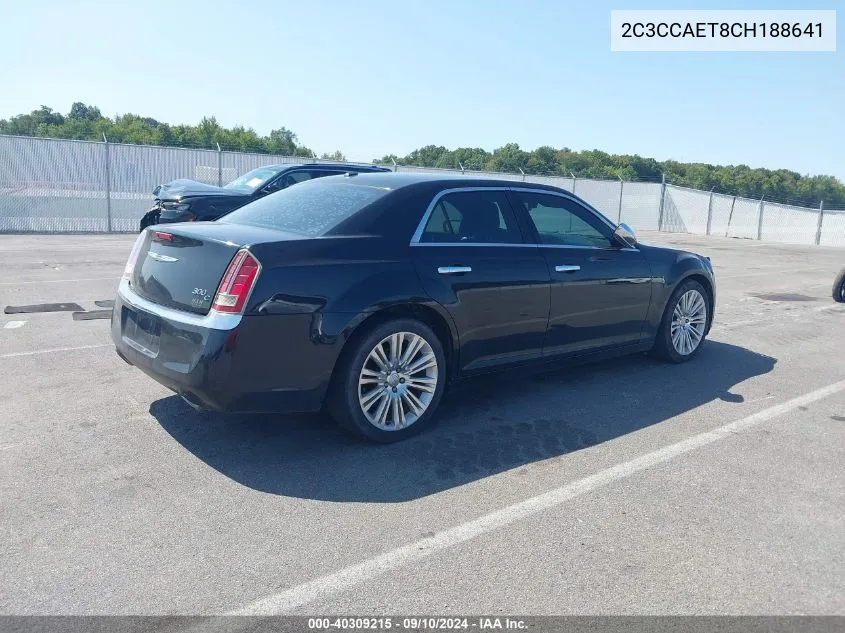 2012 Chrysler 300C VIN: 2C3CCAET8CH188641 Lot: 40309215