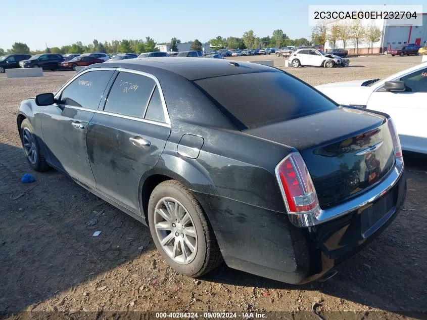 2014 Chrysler 300C VIN: 2C3CCAEG0EH232704 Lot: 40284324