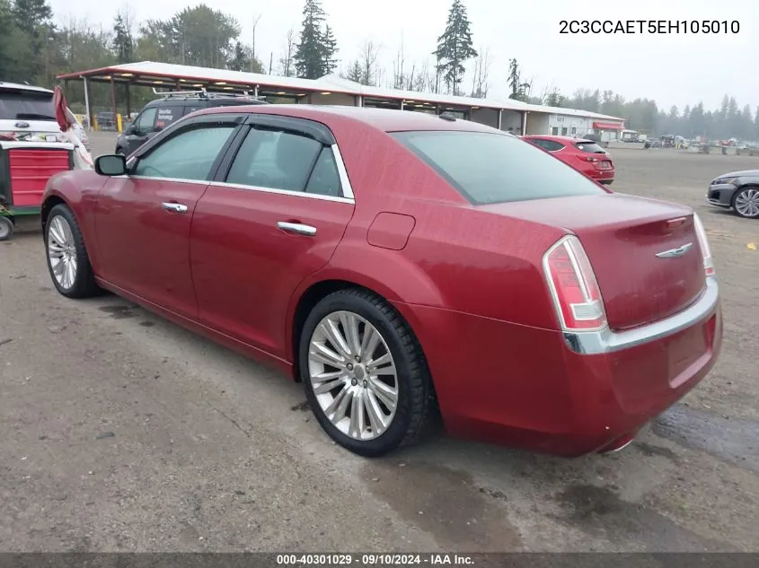 2014 Chrysler 300C VIN: 2C3CCAET5EH105010 Lot: 40301029