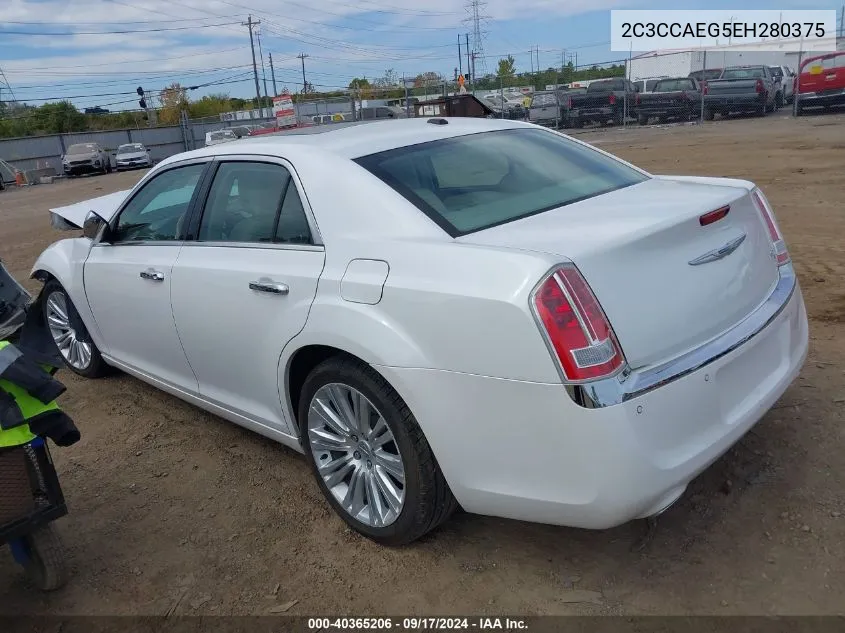 2014 Chrysler 300C VIN: 2C3CCAEG5EH280375 Lot: 40365206