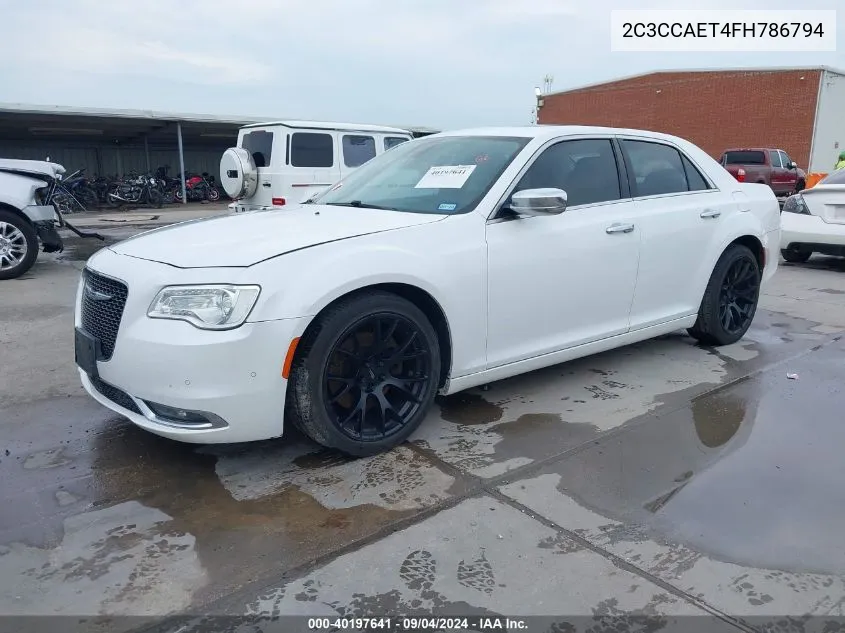 2C3CCAET4FH786794 2015 Chrysler 300C