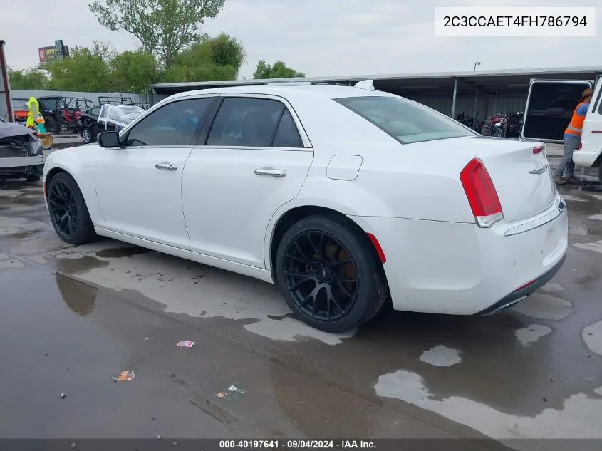 2C3CCAET4FH786794 2015 Chrysler 300C