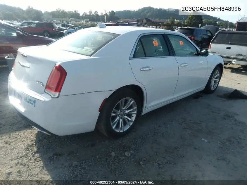 2015 Chrysler 300C VIN: 2C3CCAEG5FH848996 Lot: 40292304