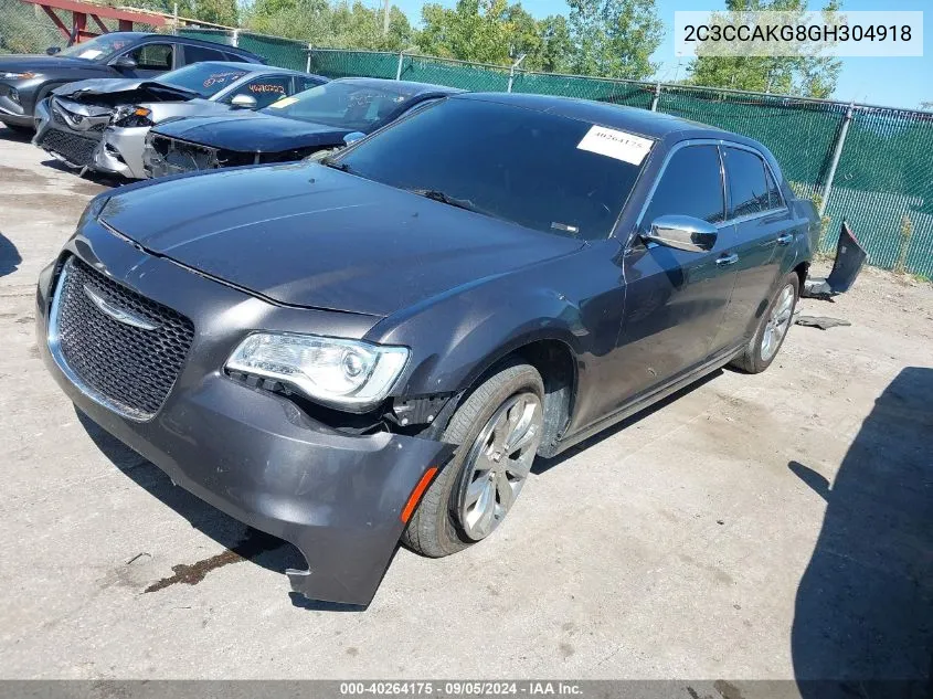 2016 Chrysler 300C Awd VIN: 2C3CCAKG8GH304918 Lot: 40264175