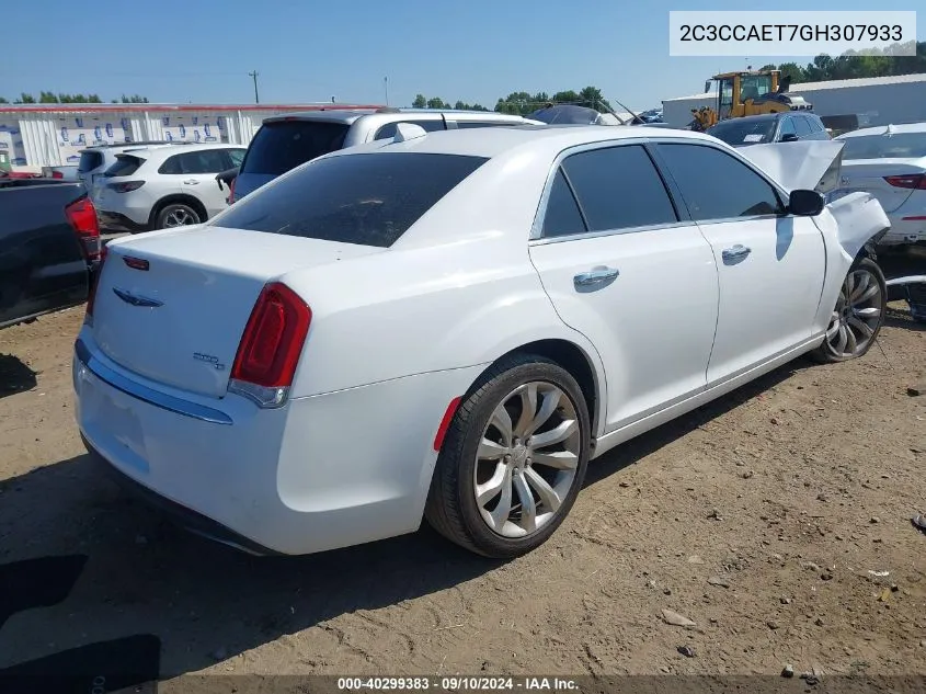 2016 Chrysler 300C VIN: 2C3CCAET7GH307933 Lot: 40299383