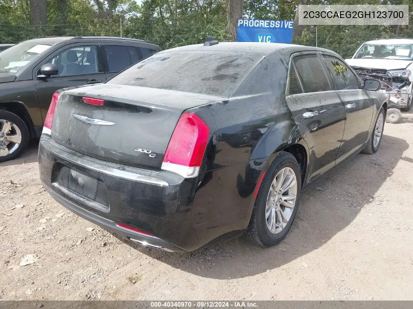 2016 Chrysler 300C VIN: 2C3CCAEG2GH123700 Lot: 40340970