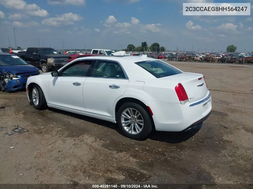 2017 Chrysler 300C VIN: 2C3CCAEG8HH564247 Lot: 40291140