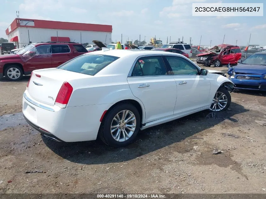 2017 Chrysler 300C VIN: 2C3CCAEG8HH564247 Lot: 40291140