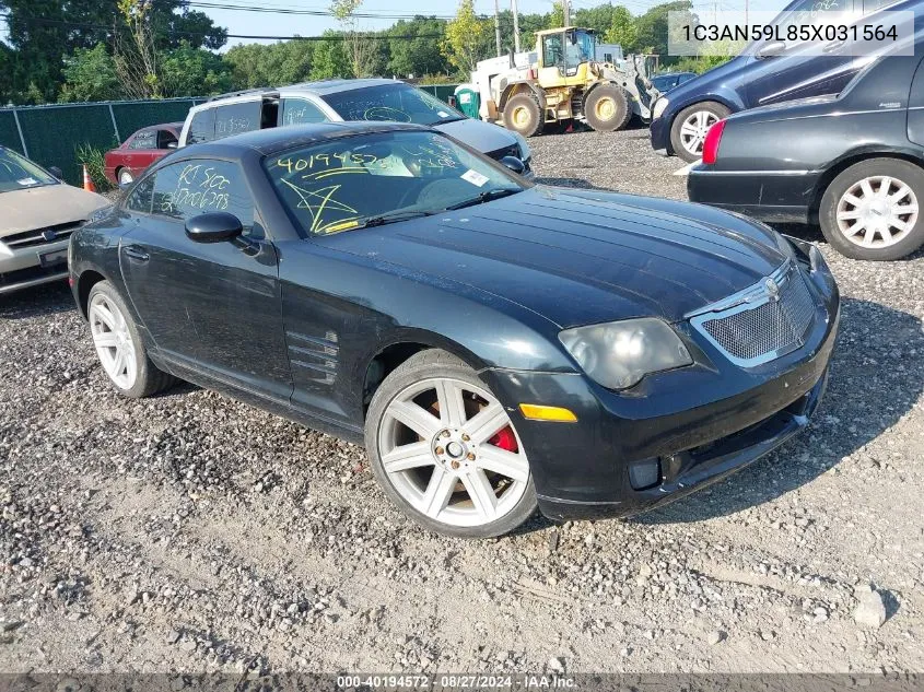 2005 Chrysler Crossfire VIN: 1C3AN59L85X031564 Lot: 40194572