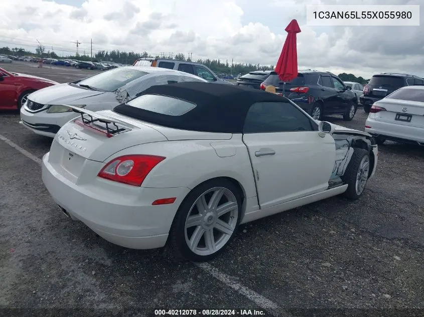 1C3AN65L55X055980 2005 Chrysler Crossfire Limited