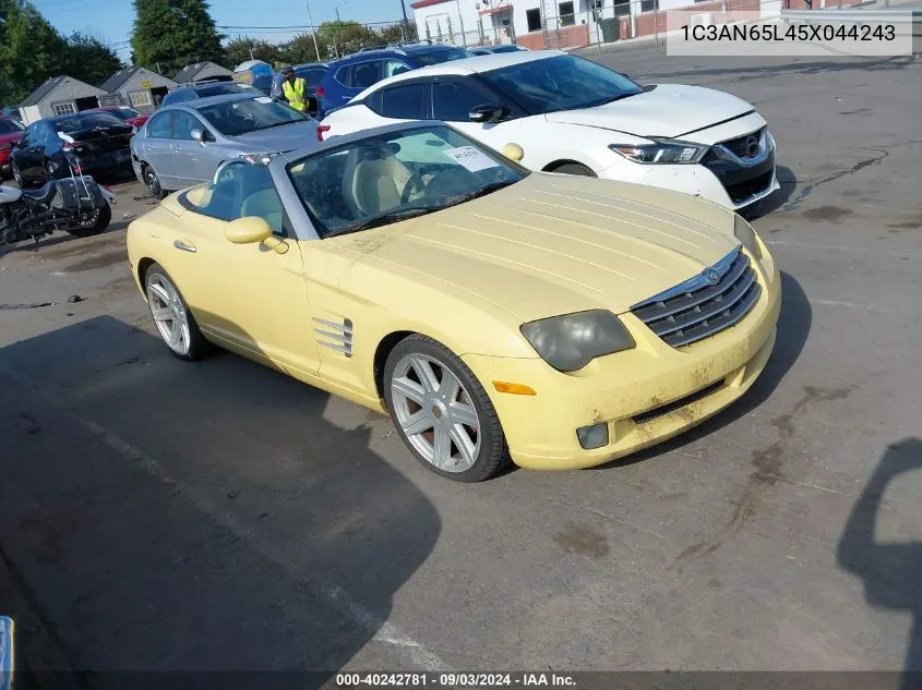 2005 Chrysler Crossfire Limited VIN: 1C3AN65L45X044243 Lot: 40242781