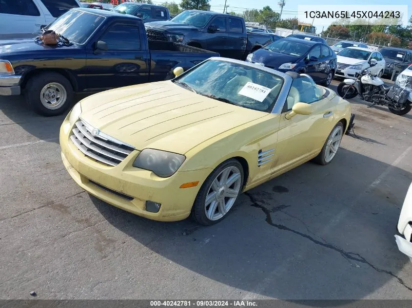 2005 Chrysler Crossfire Limited VIN: 1C3AN65L45X044243 Lot: 40242781