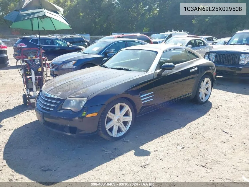 2005 Chrysler Crossfire Limited VIN: 1C3AN69L25X029508 Lot: 40318469