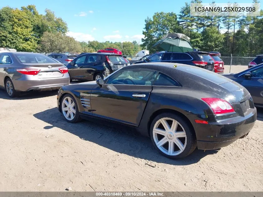 2005 Chrysler Crossfire Limited VIN: 1C3AN69L25X029508 Lot: 40318469