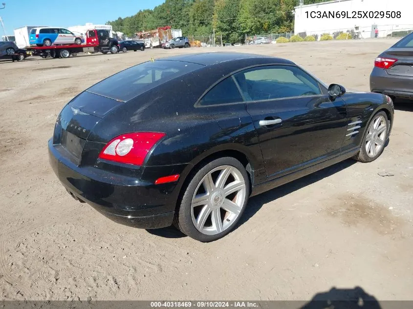 2005 Chrysler Crossfire Limited VIN: 1C3AN69L25X029508 Lot: 40318469