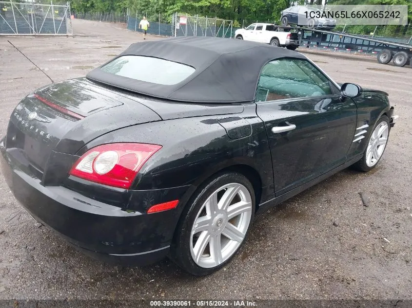 2006 Chrysler Crossfire Limited VIN: 1C3AN65L66X065242 Lot: 39390061