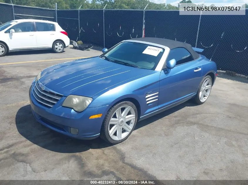 1C3LN65L98X075047 2008 Chrysler Crossfire Limited