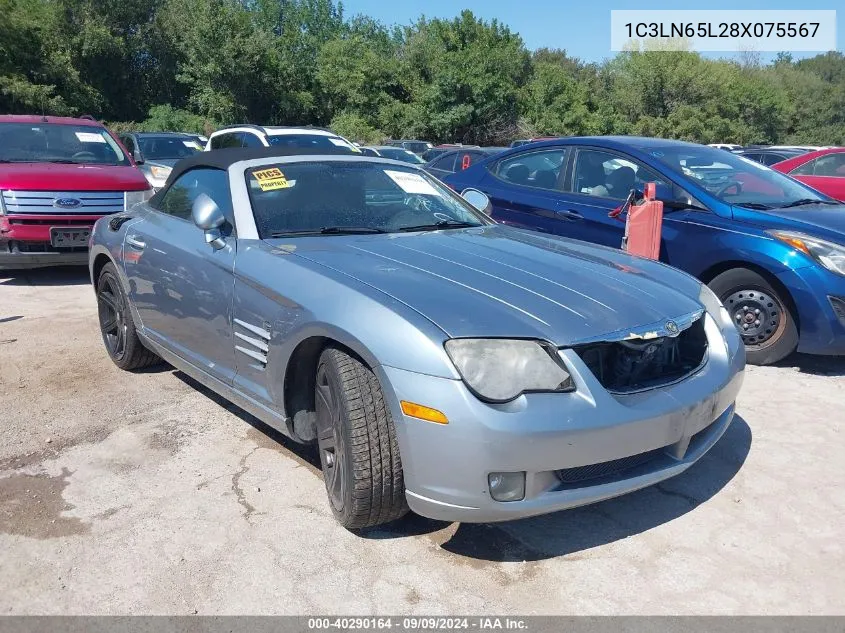 2008 Chrysler Crossfire Limited VIN: 1C3LN65L28X075567 Lot: 40290164