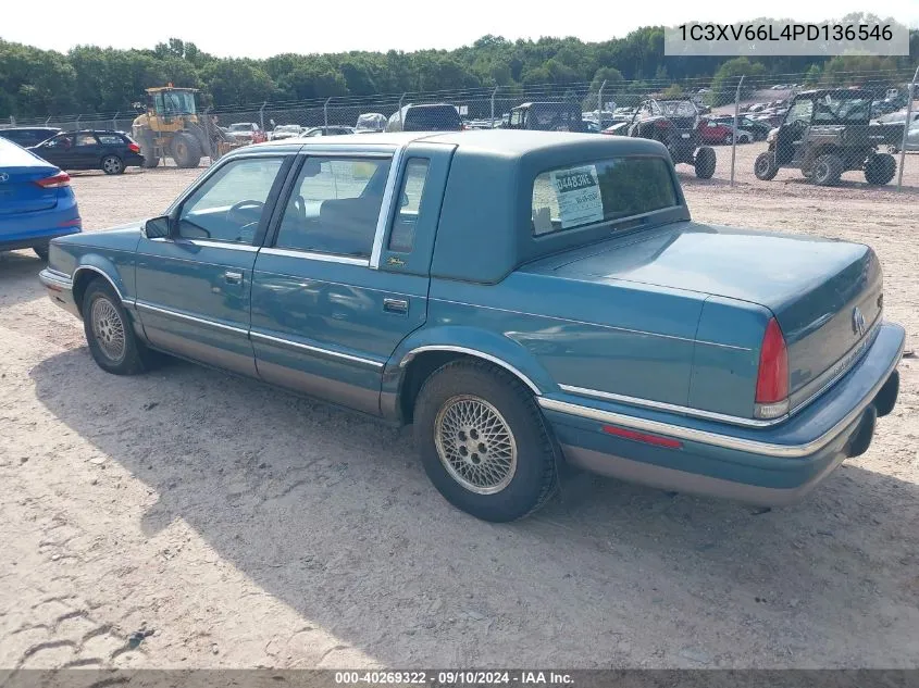 1993 Chrysler New Yorker Fifth Avenue VIN: 1C3XV66L4PD136546 Lot: 40269322