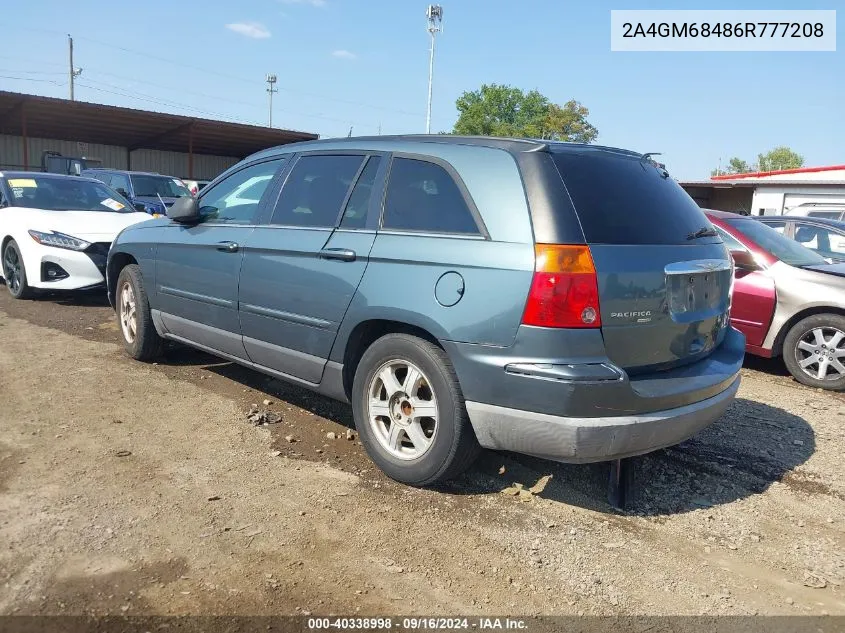 2006 Chrysler Pacifica Touring VIN: 2A4GM68486R777208 Lot: 40338998