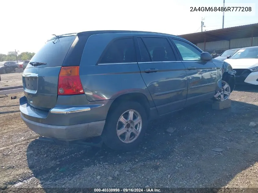 2A4GM68486R777208 2006 Chrysler Pacifica Touring