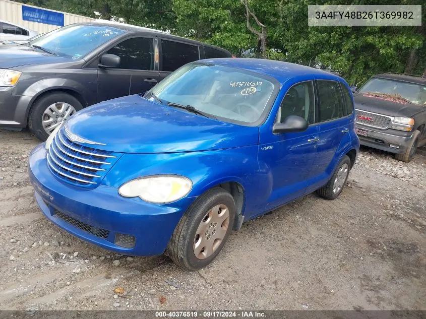 3A4FY48B26T369982 2006 Chrysler Pt Cruiser