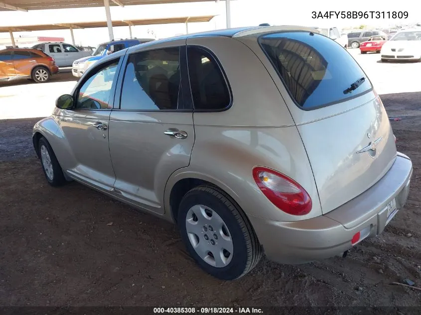 2006 Chrysler Pt Cruiser Touring VIN: 3A4FY58B96T311809 Lot: 40385308