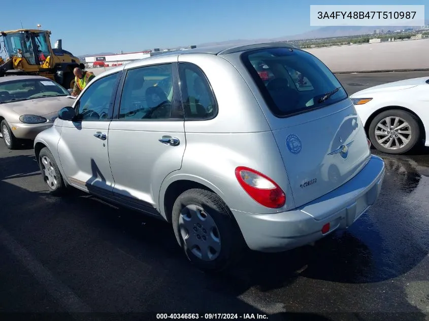 3A4FY48B47T510987 2007 Chrysler Pt Cruiser