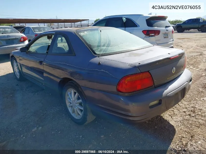 1997 Chrysler Sebring Lxi VIN: 4C3AU52N2VE076055 Lot: 39597865